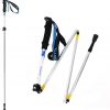 Alpenstocks, Folding Trekking Pole, Walking Pole, Collapsible Stick Ultralight Adjustable, ergonomic EVA Foam Handle, for Travel Hiking Camping Climbing Backpacking Walking