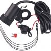 Motorcycle USB Charger, motorbike phone Adapter, Waterproof SAE to USB plug, Car Boat 2.1A Dual 2 USB, Mobile Port Power Supply Port Socket, for phones, GPS, Tablets, Camera, Power Banks