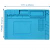 Anti Static and Heat Resistant Soldering Mat, Silicone Soldering Mat Heat Resistant, for Soldering Iron, Phone and Computer Repair, Maintenance Platform BGA Soldering High Temperature Rubber Mat - Image 2