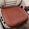Comfortable and Breathable Four Seasons General Pu Leather Bamboo Charcoal Breathable Car Interior Seat Cushion Cover Pad Mat for Office Chair Auto Car Supplies - Image 3