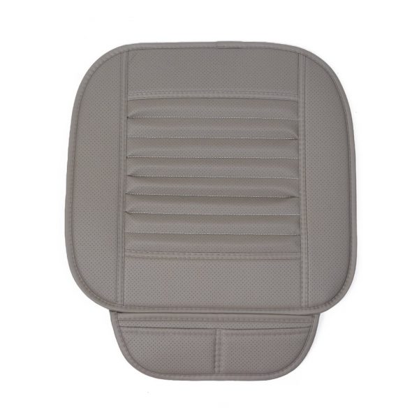 Comfortable and Breathable Four Seasons General Pu Leather Bamboo Charcoal Breathable Car Interior Seat Cushion Cover Pad Mat for Office Chair Auto Car Supplies - Image 7