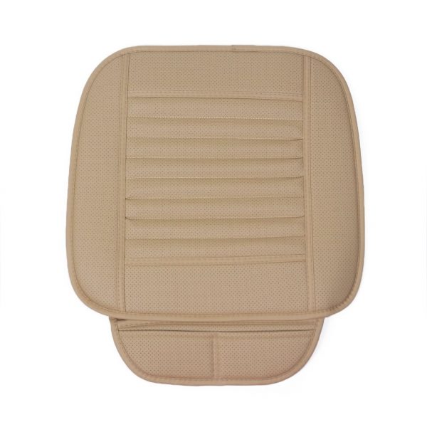 Comfortable and Breathable Four Seasons General Pu Leather Bamboo Charcoal Breathable Car Interior Seat Cushion Cover Pad Mat for Office Chair Auto Car Supplies - Image 8