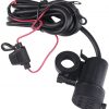 Motorcycle USB Charger, motorbike phone Adapter, Waterproof SAE to USB plug, Car Boat 2.1A Dual 2 USB, Mobile Port Power Supply Port Socket, for phones, GPS, Tablets, Camera, Power Banks - Image 2