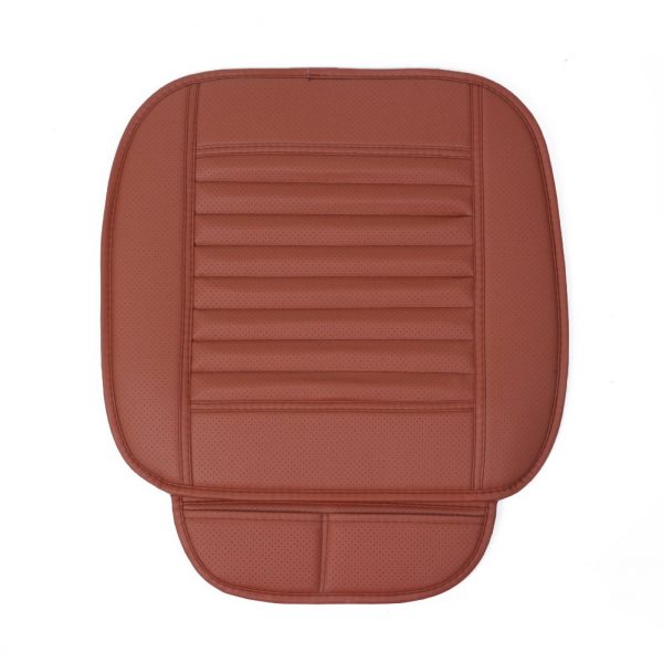 Comfortable and Breathable Four Seasons General Pu Leather Bamboo Charcoal Breathable Car Interior Seat Cushion Cover Pad Mat for Office Chair Auto Car Supplies - Image 9
