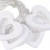 Romantic waterproof 10 LED Wood Heart Light / lamp String , Indoor / Outdoor Battery operated / powered String Light for Xmas,Wedding,Holiday,Party Decor. Warm White - Image 9