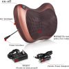 Back Neck Foot Shiatsu Massager Pillow and Gift(Finger Joint Massager) , Electric Shoulder Deep Tissue Massage Pillow Machine , 8 Heating Massage Balls Relieve Body Fatigue , Home and Car Adapter - Image 2