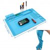 Anti Static and Heat Resistant Soldering Mat, Silicone Soldering Mat Heat Resistant, for Soldering Iron, Phone and Computer Repair, Maintenance Platform BGA Soldering High Temperature Rubber Mat - Image 6