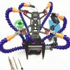 Soldering Station Helping Hands Third Hand Soldering Tool with 6 Helping Hands Aluminum Base for Soldering, Non-Slip Aluminum Base, Assembly, Repair, Modeling, Hobby, Crafts - Image 3