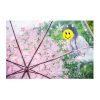 Transparent Dome Umbrella, Beautiful Flower Dome Shape Umbrella, Cherry Blossoms Semi Automatic Umbrella, Romantic & Cute Color - Image 9