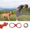 Pet Dog Cotton Rope Toys bundle, cats and dogs chew toys,1* balls,1* bones, 1*carrots, bite Teddy woven cotton rope (10 Packs) - Image 7