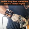 Magnetic Wristband, Special DIY Gift for Men with 15 Powerful Magnets and Breathable Comfortable Bracer, Father Husband Friend Carpenter Tool Belt Holding Screws Nails Bolts Drill - Image 3