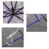 Transparent Dome Umbrella, Beautiful Flower Dome Shape Umbrella, Cherry Blossoms Semi Automatic Umbrella, Romantic & Cute Color - Image 8