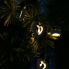 Romantic waterproof 10 LED Wood Heart Light / lamp String , Indoor / Outdoor Battery operated / powered String Light for Xmas,Wedding,Holiday,Party Decor. Warm White - Image 5