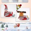 3 Pieces Christmas curtain buckle Santa Claus and snowman, curtain back to back button clip window decoration, Christmas decorations, Christmas cartoon doll, bedroom, living room, home decoration - Image 6