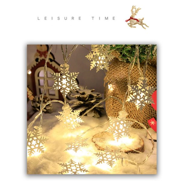 Christmas Lights, 9.8 Feet 20LED, Suitable For Bedrooms, Courtyards, Gardens, Parties, Indoor Christmas Decorations, Christmas Tree Decorations - Image 6