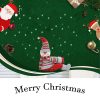 3 Pieces Christmas curtain buckle Santa Claus and snowman, curtain back to back button clip window decoration, Christmas decorations, Christmas cartoon doll, bedroom, living room, home decoration - Image 5