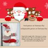 3 Pieces Christmas curtain buckle Santa Claus and snowman, curtain back to back button clip window decoration, Christmas decorations, Christmas cartoon doll, bedroom, living room, home decoration - Image 4