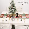 Christmas table cloth, knitted cloth table runner, cotton cloth rectangular table runner, dustproof and washable restaurant picnic indoor and outdoor dining - Image 3