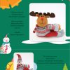 3 Pieces Christmas curtain buckle Santa Claus and snowman, curtain back to back button clip window decoration, Christmas decorations, Christmas cartoon doll, bedroom, living room, home decoration - Image 3