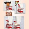 3 Pieces Christmas curtain buckle Santa Claus and snowman, curtain back to back button clip window decoration, Christmas decorations, Christmas cartoon doll, bedroom, living room, home decoration - Image 2