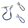 Bungy Dock Line Boat Ropes, Dock Accessories, 2 Packs Of 4 Feet Mooring Ropes For Buffer Boats, Canoes, Water Boats, Motor Boats, Pontoons, Power Boats
