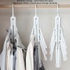 360°rotating hook hanger, multifunctional folding non-slip sturdy movable space hanger, smart wardrobe organizer, advanced wardrobe - Image 4
