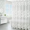Bathroom shower curtain, bathroom bathtub decoration, durable, polyester with anti-rust metal sheath, waterproof and washable, hotel high-quality bathroom shower curtain, 71x71 inches - Image 2