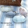 Mini travel jewelry box, portable jewelry storage organizer, portable display box, storage box for rings, earrings, necklaces, gifts - Image 6