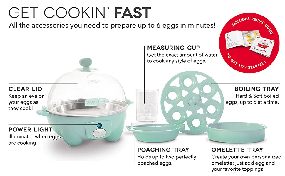 rapid, egg, cooker, eggs, hard, boiled, poached, deviled, features, tools, storage, compact, 