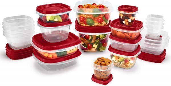 Rubbermaid - 2063704 Rubbermaid Easy Find Vented Lids Food Storage Containers, Set of 21 - Image 7