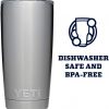 YETI Rambler 20 oz Tumbler, Stainless Steel, Vacuum Insulated with MagSlider Lid, Stainless - Image 5