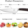 imarku Chef Knife - Pro Kitchen Knife 8 Inch Chef's Knives High Carbon German Stainless Steel Sharp Paring Knife with Ergonomic Handle - Image 2