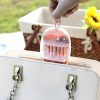 Mini travel jewelry box, portable jewelry storage organizer, portable display box, storage box for rings, earrings, necklaces, gifts - Image 2