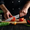 imarku Chef Knife - Pro Kitchen Knife 8 Inch Chef's Knives High Carbon German Stainless Steel Sharp Paring Knife with Ergonomic Handle - Image 4