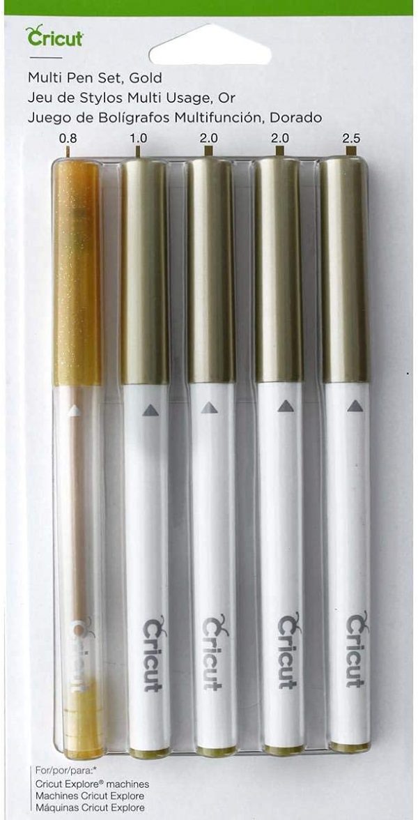 Cricut Gold Multi Pen Set, Multicolor