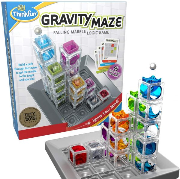 ThinkFun Gravity Maze Marble Run Brain Game and STEM Toy for Boys and Girls Age 8 and Up – Toy of the Year Award Winner