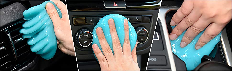 car cleaning gel detailing tool car cleaning kits dust cleaner gel cleaning slime putty mud for car