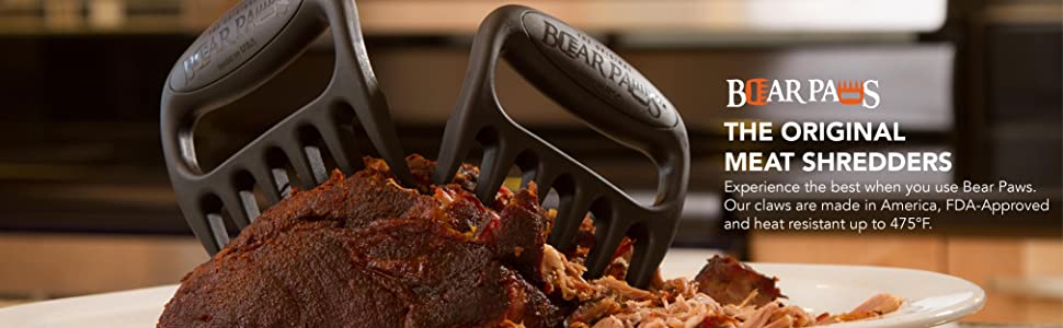pulled pork, gifts for dad, bbq accessories, bear claws