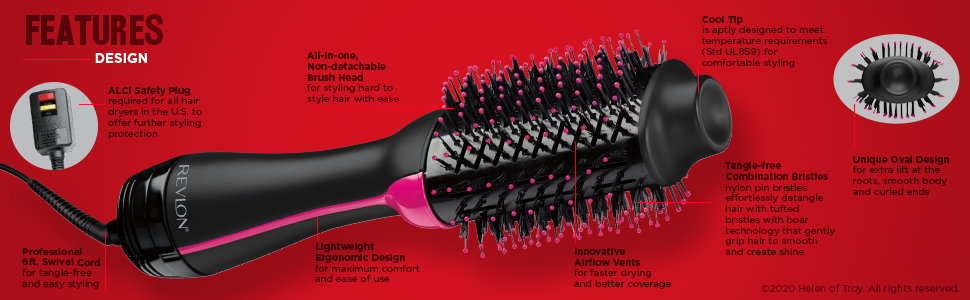 revlon; revlon one step; revlon one step volumizer; one step; hair dryer; hair dryers; hot air brush