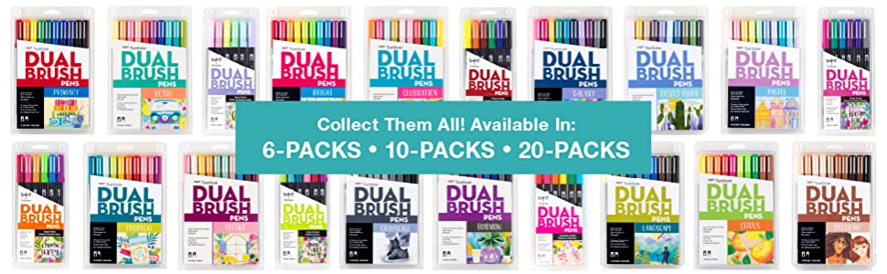 Tombow Dual Brush Pen Art Marker Sets