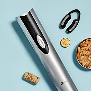 Wine Opener and Foil Cutter on Blue Background