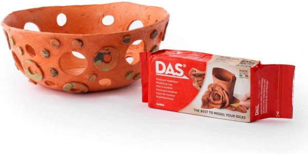 DAS Air-Hardening Modeling Clay, Block, Terra Cotta Color (387100), 1.1 Pound (1-Pack) - Image 2