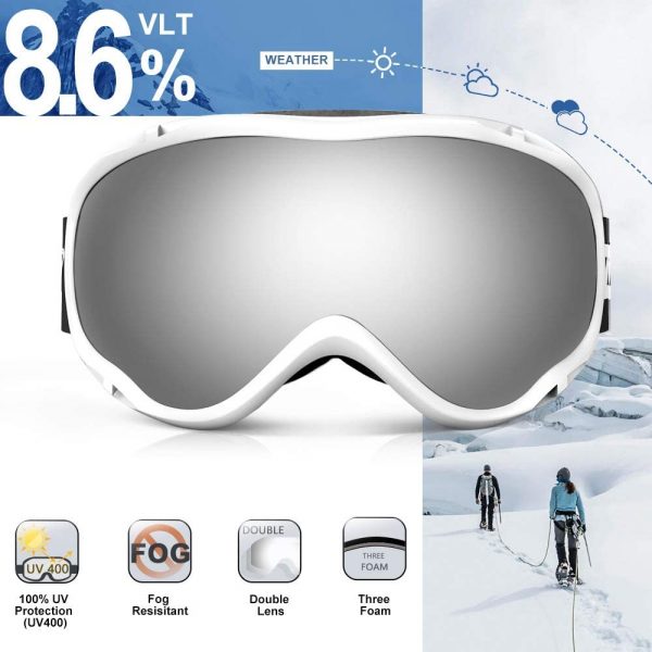 ZIONOR Lagopus Ski Goggles - Snowboard Snow Goggles for Men Women Adult Youth - Image 2