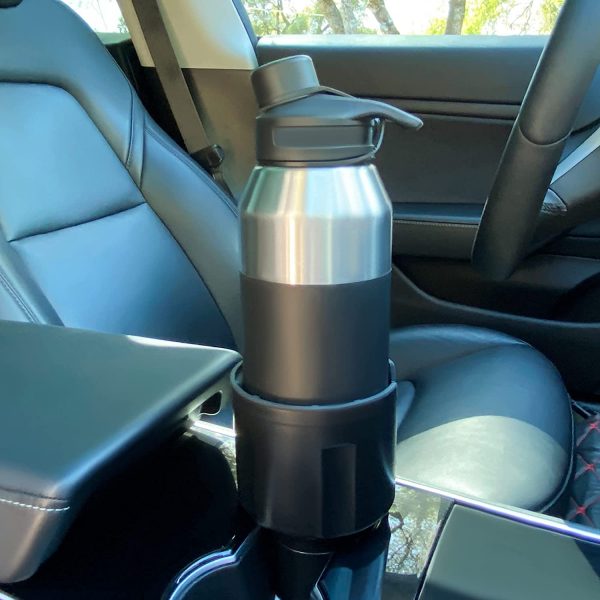 Swigzy Car Cup Holder Expander Adapter (Adjustable) - Holds Hydro Flask, Yeti, Nalgene, Large 32/40 oz. Bottles & Big Drinks - Image 6