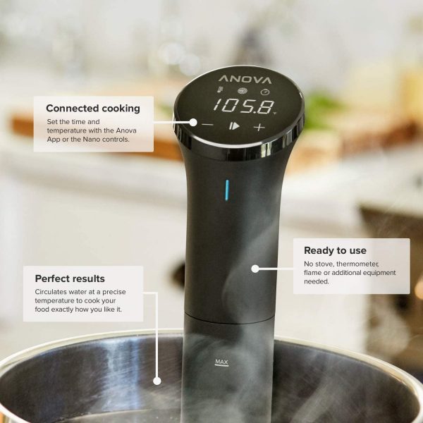 Anova Culinary Sous Vide Precision Cooker Nano | Bluetooth | 750W | Anova App Included - Image 7