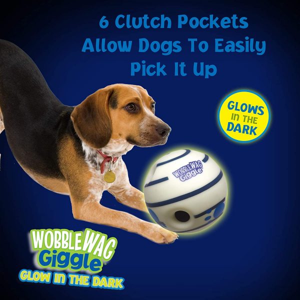 Wobble Wag Giggle Ball, Interactive Dog Toy, Fun Giggle Sounds When Rolled or Shaken, Pets Know Best, As Seen On TV - Image 7