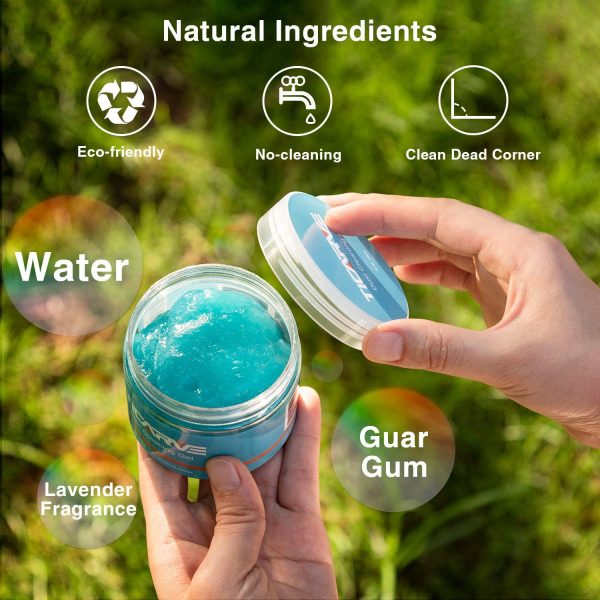 TICARVE Cleaning Gel for Car Detailing Tools Car Cleaning Kit Automotive Dust Air Vent Interior Detail Detailing Putty Universal Dust Cleaner for Auto Laptop Car Slime Cleaner - Image 5