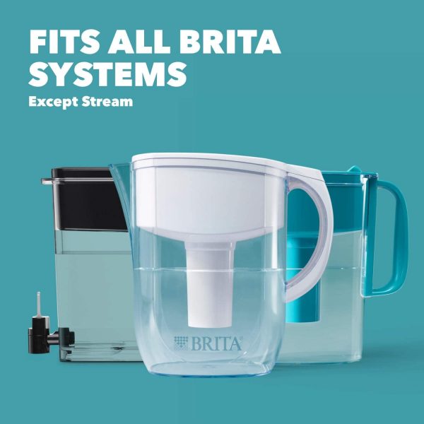 Brita Standard Water Filter, Standard Replacement Filters for Pitchers and Dispensers, BPA Free, 2 Count - Image 7