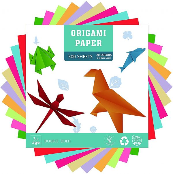 Origami Paper Double Sided Color - 200 Sheets - 20 Colors - 6 Inch Square Easy Fold Paper for Beginner - Image 6