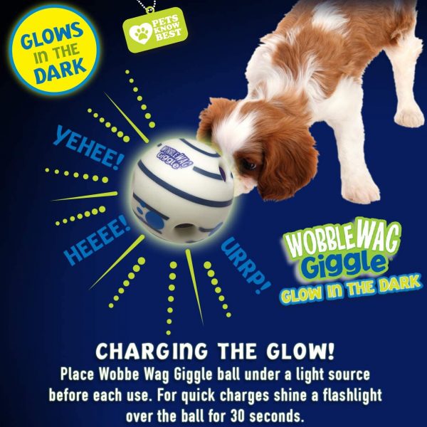 Wobble Wag Giggle Ball, Interactive Dog Toy, Fun Giggle Sounds When Rolled or Shaken, Pets Know Best, As Seen On TV - Image 6